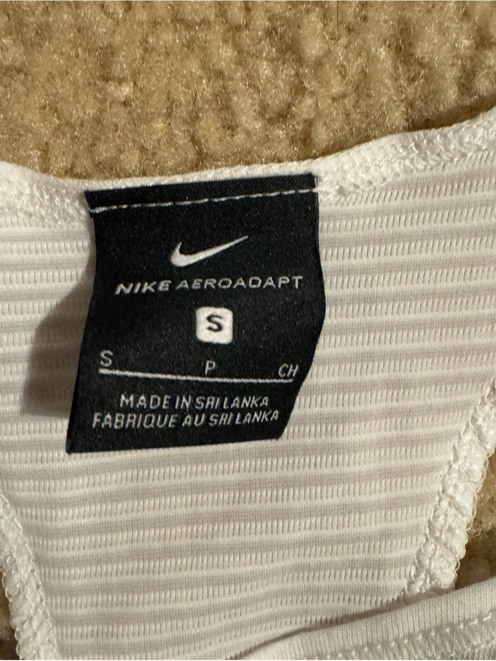 Nike White Racerback Performance Tank - Picture 2 of 4